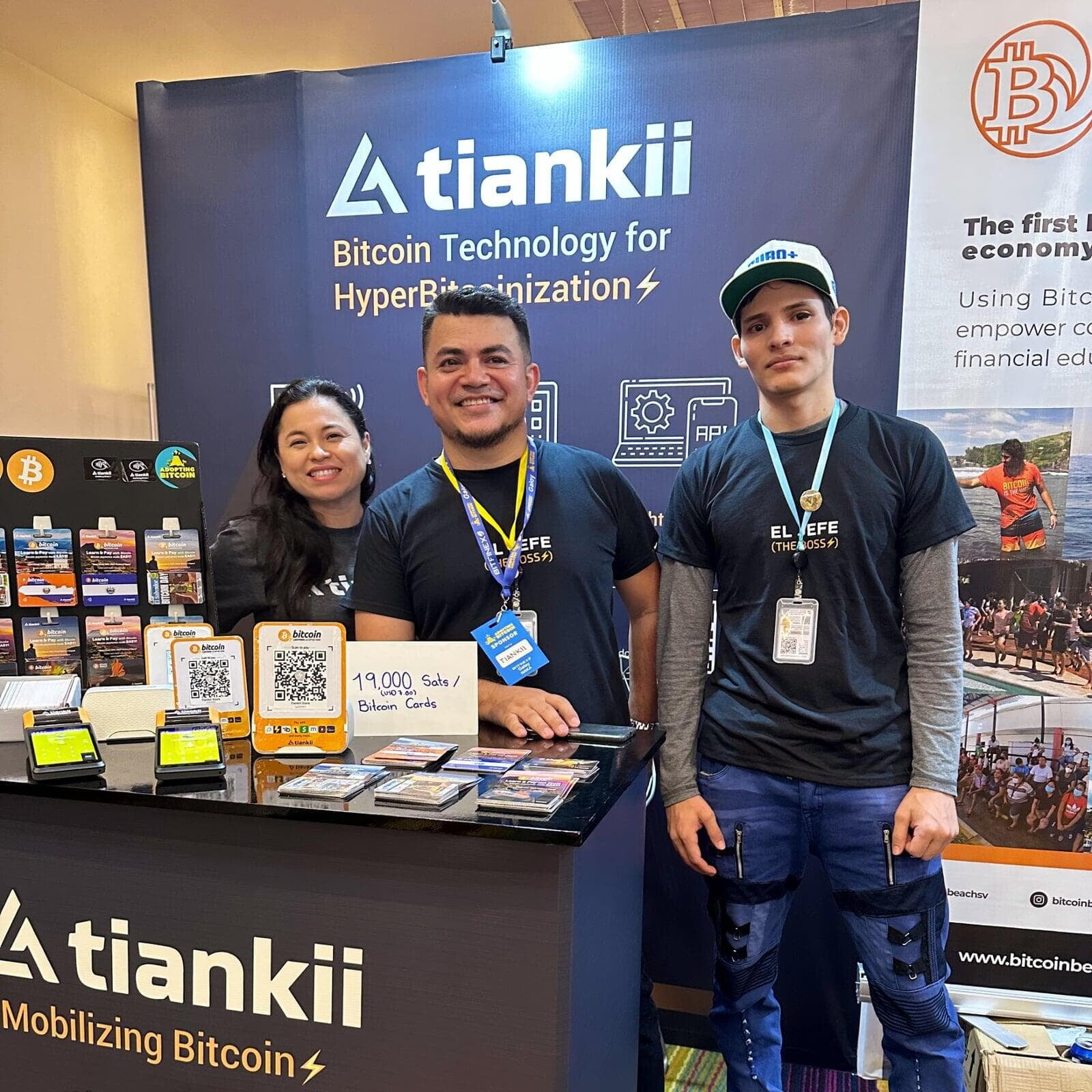 Nov 10th, 2023: Tiankii Showcases “Made in El Salvador” Bitcoin Technology at Adopting Bitcoin 2023